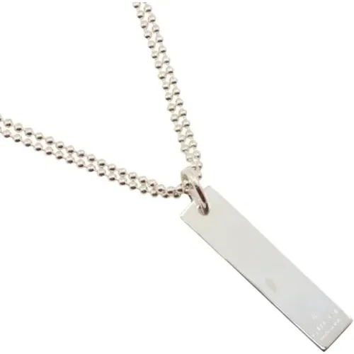 Pre-owned Jewellery, female, , Size: ONE SIZE Pre-owned Silver necklaces - Gucci Vintage - Modalova