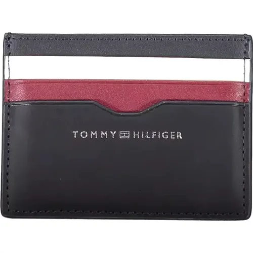 Wallets & Cardholders, male, , Size: ONE SIZE Leather Wallet - Tommy Hilfiger - Modalova