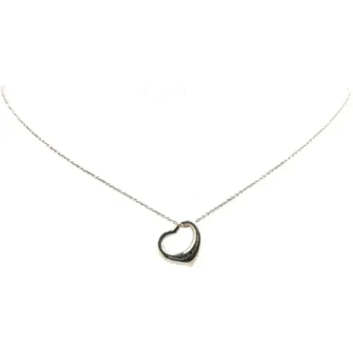 Pre-owned Jewellery, female, , Size: ONE SIZE Pre-owned Silver necklaces - Tiffany & Co. Pre-owned - Modalova