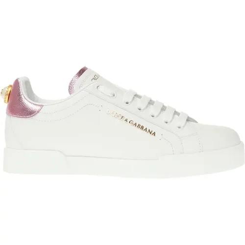 Portofino Sneakers , Damen, Größe: 39 EU - Dolce & Gabbana - Modalova