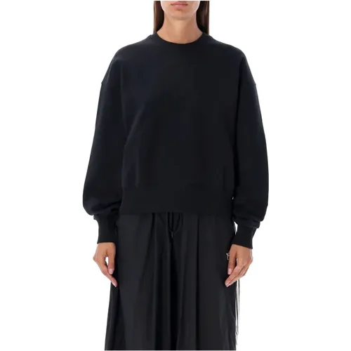Crop Crewneck Sweater , female, Sizes: XS - Y-3 - Modalova