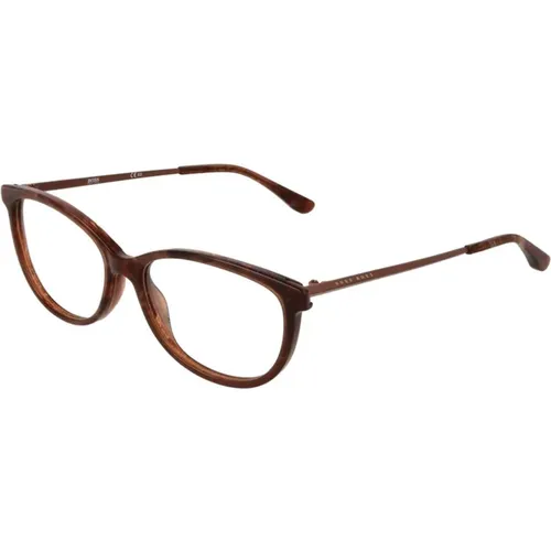 Glasses, female, , Size: ONE SIZE Rectangle Optical Frames with Case - Hugo Boss - Modalova