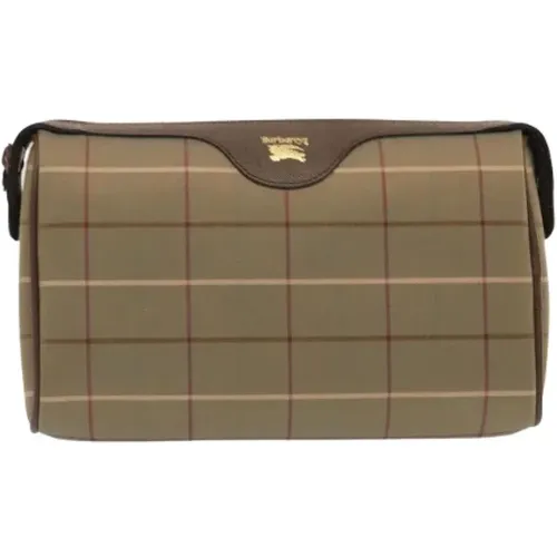 Pre-owned Clutches, female, , Size: ONE SIZE Pre-owned Canvas clutches - Burberry Vintage - Modalova