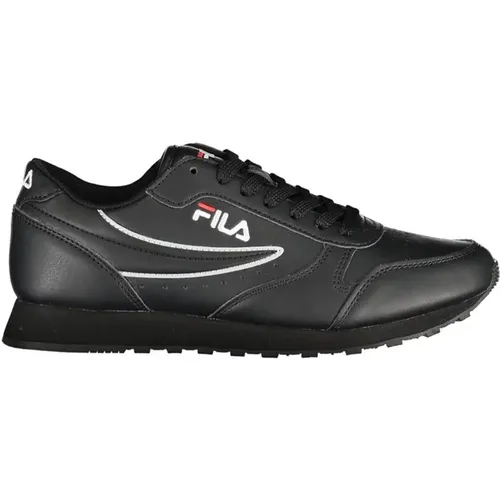 Schwarze Sport-Sneakers zum Schnüren , Damen, Größe: 39 EU - Fila - Modalova