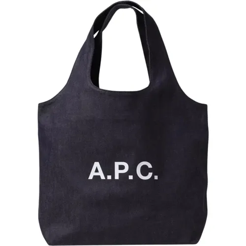 Tote Bags, female, , Size: ONE SIZE Canvas Tote Bag - A.p.c. - Modalova