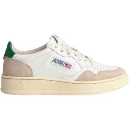 Bicolor Leder Low-Top Sneakers - Autry - Modalova