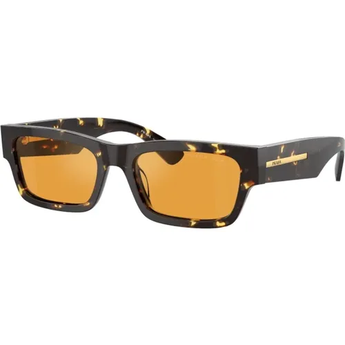 Quadratische Acetat-Sonnenbrille Braun Schildpatt,Quadratische Acetat-Sonnenbrille in Braun Schildpatt - Prada - Modalova