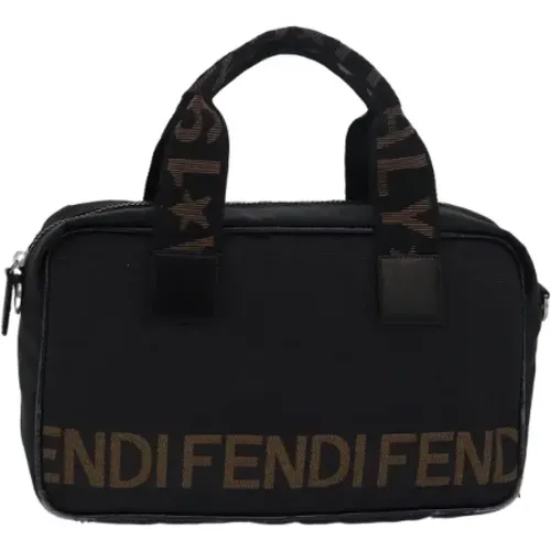 Pre-owned Handbags, female, , Size: ONE SIZE Pre-owned Canvas handbags - Fendi Vintage - Modalova