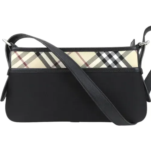 Pre-owned Cross Body Bags, female, , Size: ONE SIZE Pre-owned Canvas shoulder-bags - Burberry Vintage - Modalova