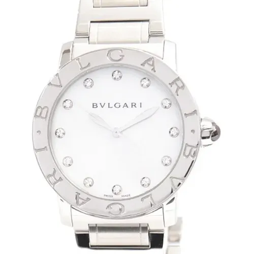 Pre-owned Metal watches , male, Sizes: ONE SIZE - Bvlgari Vintage - Modalova