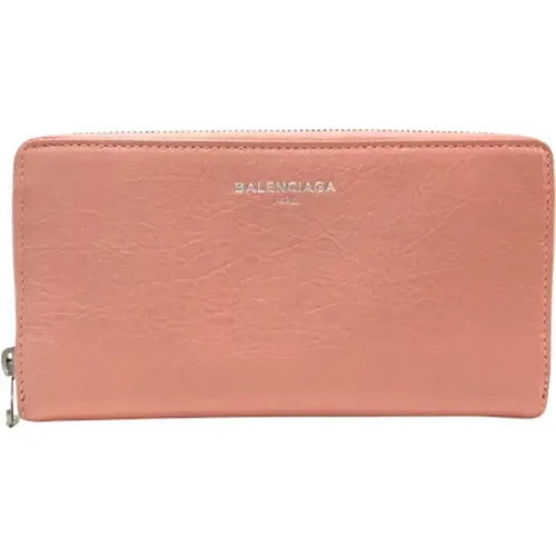 Pre-owned Wallets, female, , Size: ONE SIZE Pre-owned Leather wallets - Balenciaga Vintage - Modalova