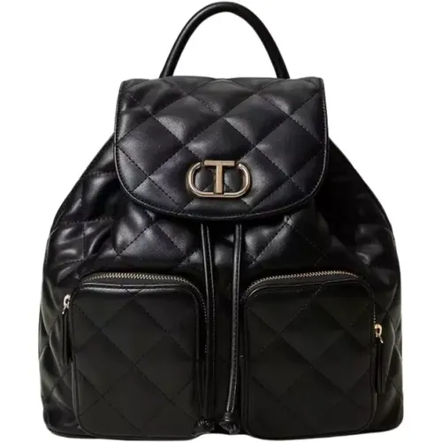 Backpacks, female, , Size: ONE SIZE Quilted Audrey Backpack - Twinset - Modalova