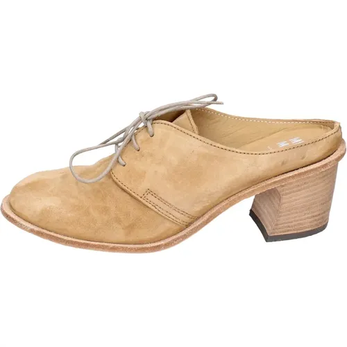 Vintage Elegante Wildlederschuhe für Frauen - MOMA - Modalova