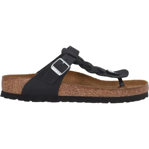 Gizeh Oiled Leather Sandalen , Damen, Größe: 37 EU - Birkenstock - Modalova