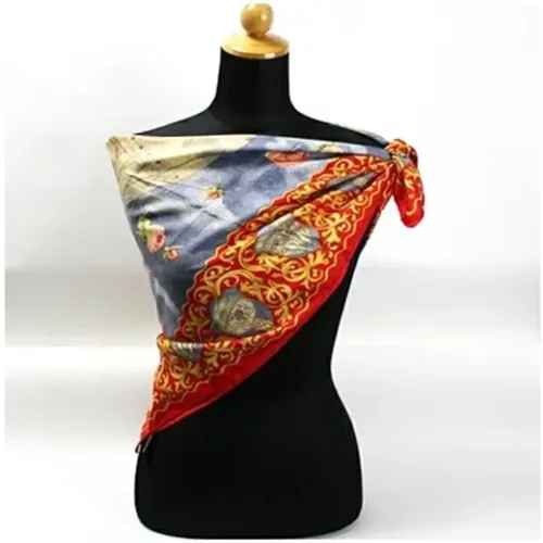 Pre-owned Silk scarves , female, Sizes: ONE SIZE - Dior Vintage - Modalova