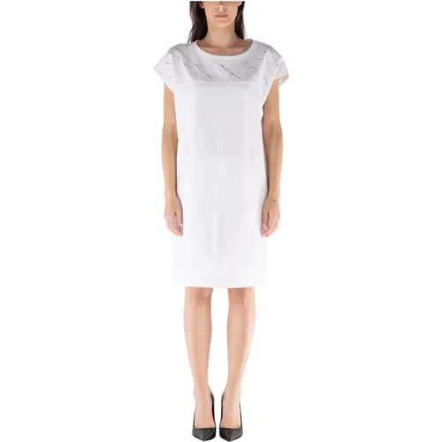 Elegant Short Dress with Rhinestones , female, Sizes: M, S - Liu Jo - Modalova