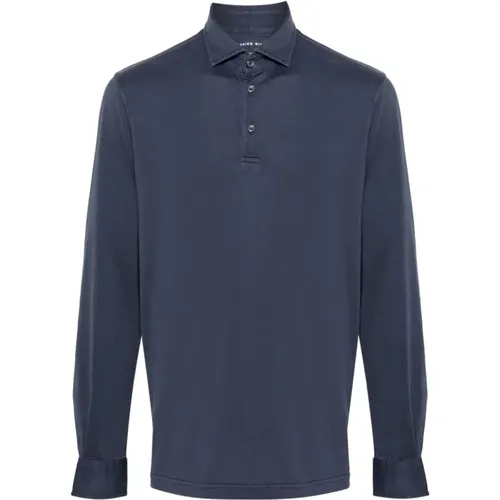 Slim Fit Cotton Polo Shirt , male, Sizes: XL, 3XL, 4XL, 2XL - Fedeli - Modalova