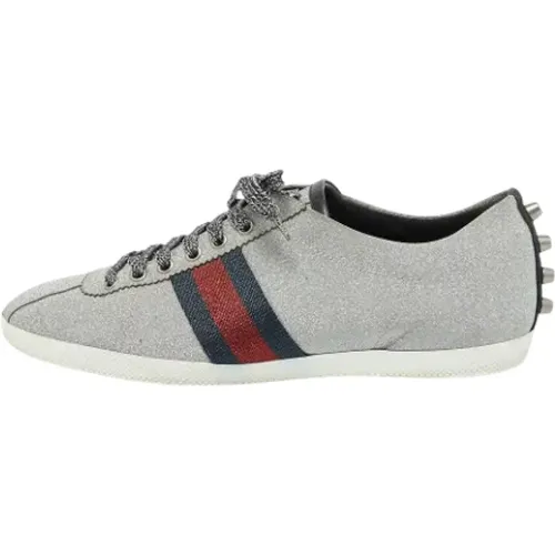 Pre-owned Sneakers, male, , Size: 10 US Pre-owned Fabric sneakers - Gucci Vintage - Modalova