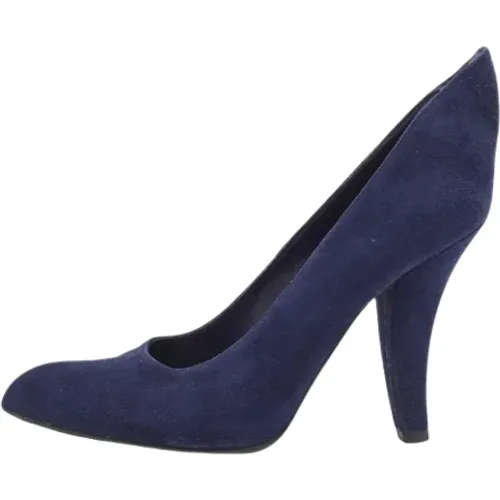 Pre-owned Pumps, female, , Size: 7 US Pre-owned Suede heels - Louis Vuitton Vintage - Modalova