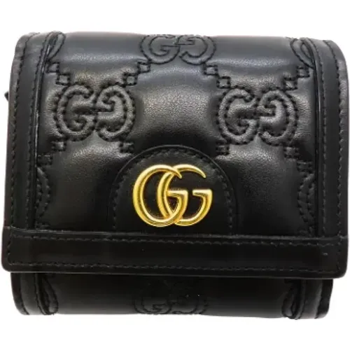 Pre-owned Wallets, female, , Size: ONE SIZE Pre-owned Leather wallets - Gucci Vintage - Modalova