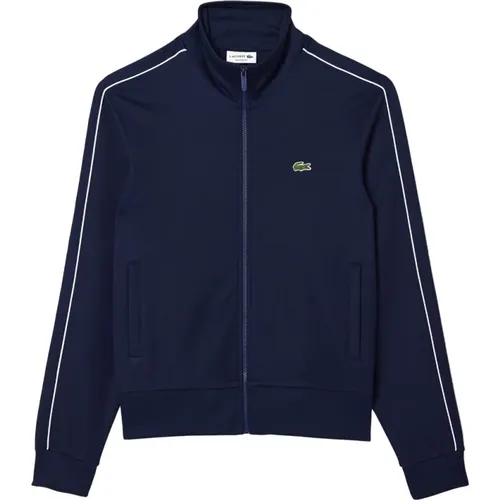 Zip-throughs, male, , Size: M Paris Jacket Sweatshirt Ss24 - Lacoste - Modalova