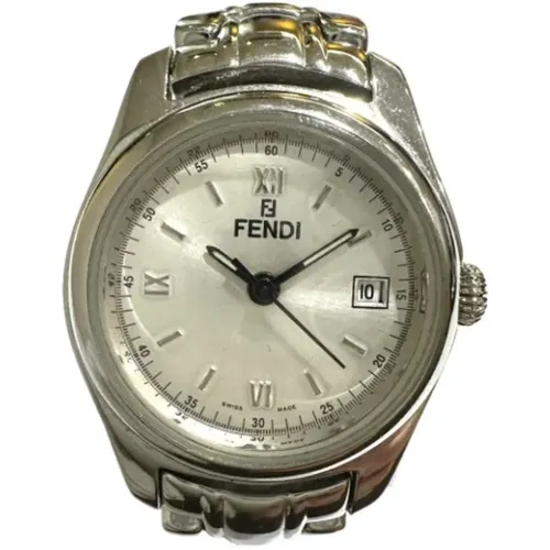 Pre-owned Watches, female, , Size: ONE SIZE Pre-owned Stainless Steel watches - Fendi Vintage - Modalova