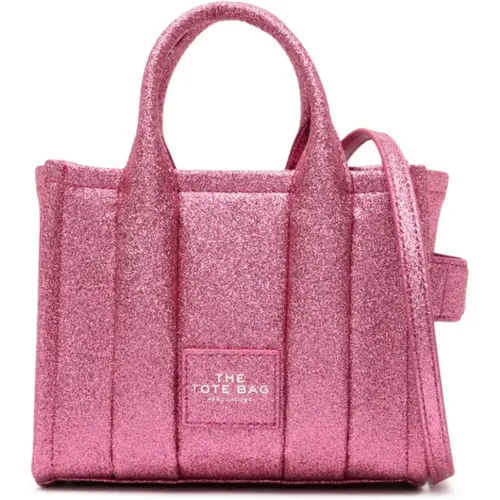 Glitter Mini Top Handle Bag , female, Sizes: ONE SIZE - Marc Jacobs - Modalova