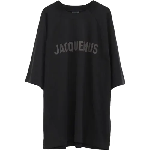 T-Shirts, male, , Size: S Logo Crew Neck T-shirt - Jacquemus - Modalova