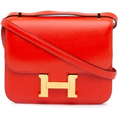 Pre-owned Cross Body Bags, female, , Size: ONE SIZE Pre-owned Leather crossbody-bags - Hermès Vintage - Modalova