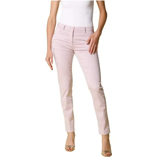 Slim Women's Chino Hose in Stretch Satin , Damen, Größe: M - Mason's - Modalova