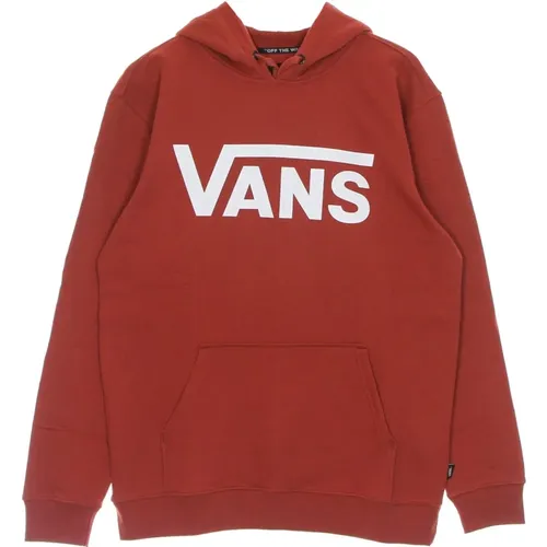 Hoodies, male, , Size: XS Classic Hoodie with Kangaroo Pocket - Vans - Modalova