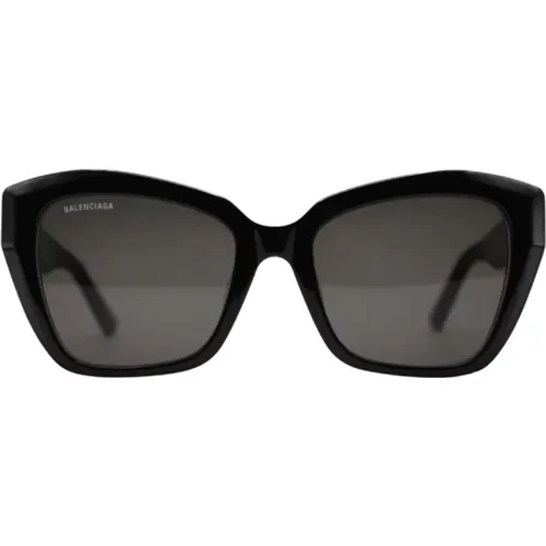 Schwarze Rive G Cat Sonnenbrille - Balenciaga - Modalova