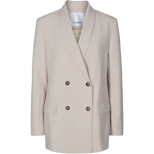 Oversize Blazer with Simple Collar , female, Sizes: M, XL, L, XS, S - Co'Couture - Modalova