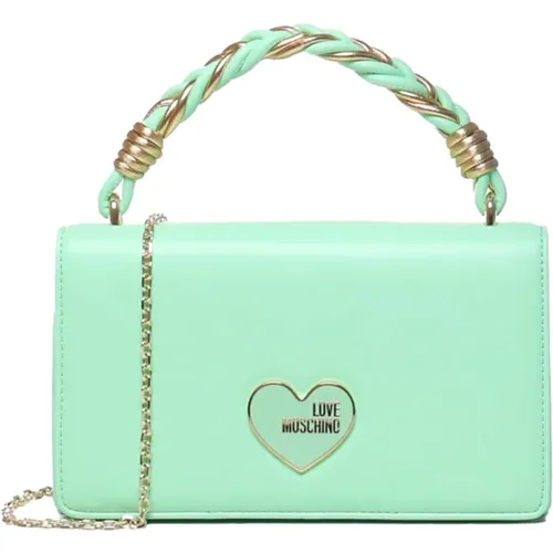 Fashion-forward Handheld Handbag with Removable Chain Strap , female, Sizes: ONE SIZE - Love Moschino - Modalova