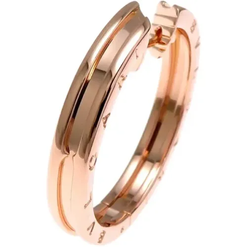 Pre-owned Jewellery, female, , Size: ONE SIZE Pre-owned Rose Gold earrings - Bvlgari Vintage - Modalova