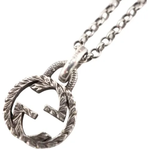 Pre-owned Jewellery, female, , Size: ONE SIZE Pre-owned Metal necklaces - Gucci Vintage - Modalova