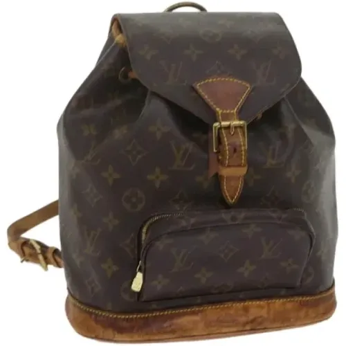 Pre-owned Backpacks, female, , Size: ONE SIZE Pre-owned Coated canvas backpacks - Louis Vuitton Vintage - Modalova