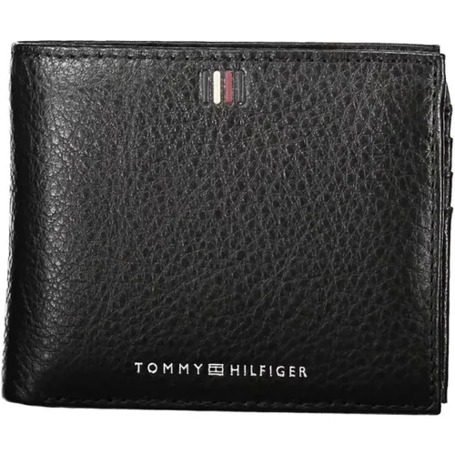 Wallets & Cardholders, male, , Size: ONE SIZE Elegant Leather Wallet with Ample Storage - Tommy Hilfiger - Modalova