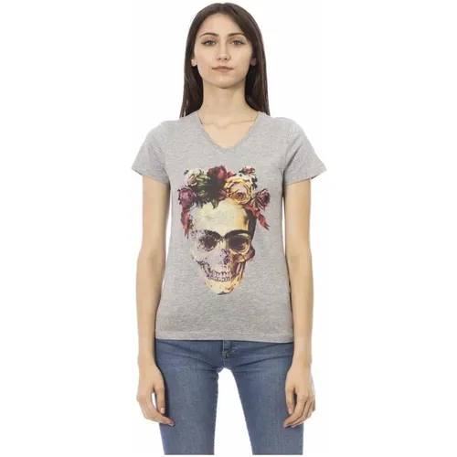 T-Shirts , Damen, Größe: XS - Trussardi - Modalova