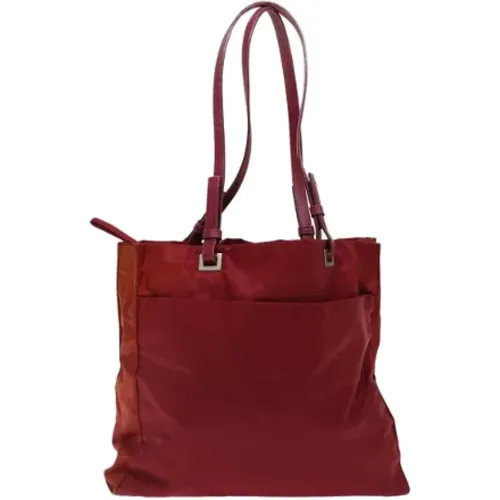 Pre-owned Tote Bags, female, , Size: ONE SIZE Pre-owned Canvas prada-bags - Prada Vintage - Modalova