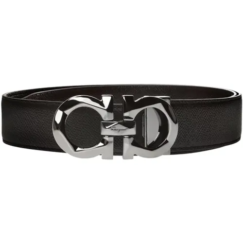 Belts, male, , Size: 115 CM Reversible belt - Salvatore Ferragamo - Modalova