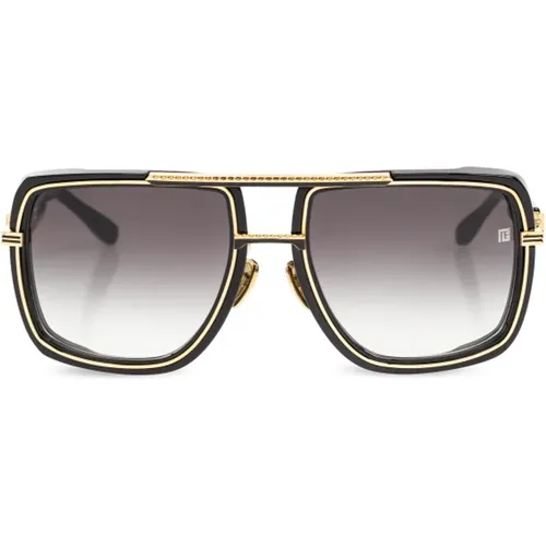 Sunglasses, unisex, , Size: ONE SIZE ‘Soldier’ Sunglasses - Balmain - Modalova