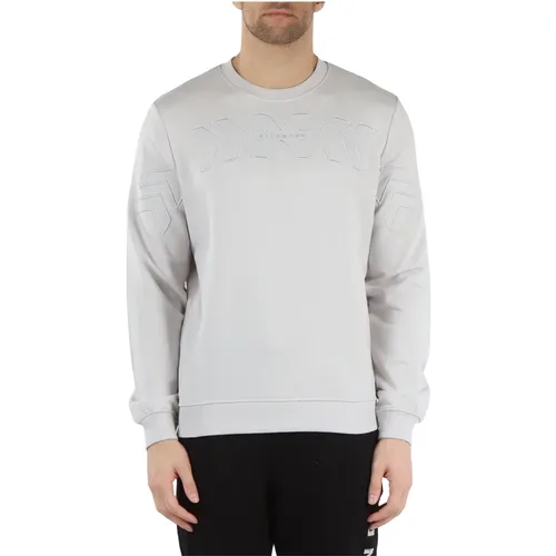 Stylish Cotton Blend Crewneck Sweatshirt , male, Sizes: XL, L, S, M - Richmond - Modalova
