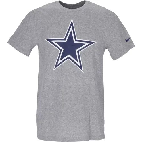 T-Shirts, male, , Size: S Dallas Cowboys Logo Tee Shirt - Nike - Modalova