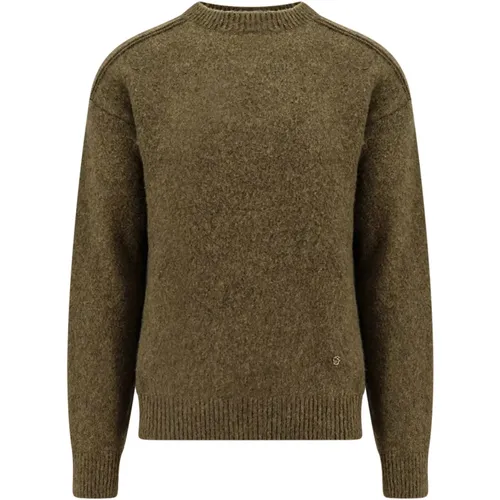 Knitwear Aw24 Embossed Stitching , male, Sizes: L - Burberry - Modalova