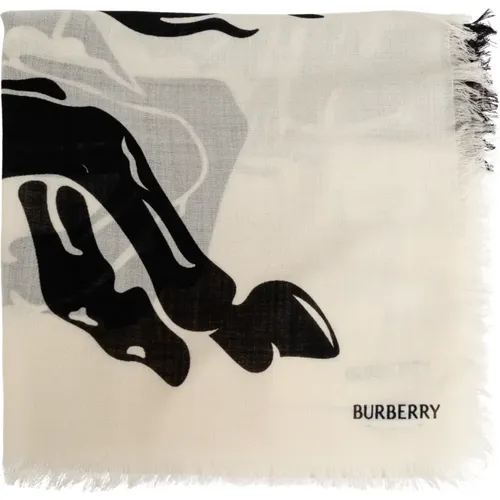 Scarves, unisex, , Size: ONE SIZE Wool scarf - Burberry - Modalova