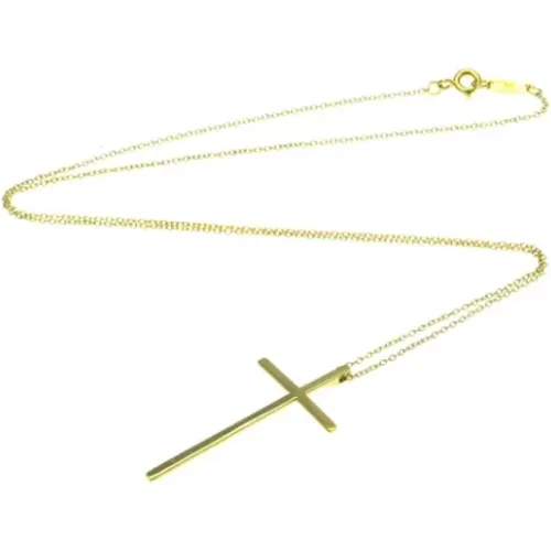 Pre-owned Jewellery, female, , Size: ONE SIZE Pre-owned Gold necklaces - Tiffany & Co. Pre-owned - Modalova