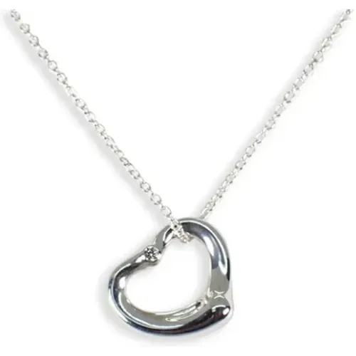 Pre-owned Jewellery, female, , Size: ONE SIZE Pre-owned Silver necklaces - Tiffany & Co. Pre-owned - Modalova