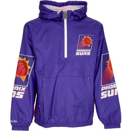 Light Jackets, male, , Size: M Phoenix Suns Windbreaker Anorak Original Team Colors - Mitchell & Ness - Modalova