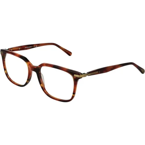 Glasses, male, , Size: ONE SIZE Square Optical Frames with Demo Lenses - Scotch & Soda - Modalova